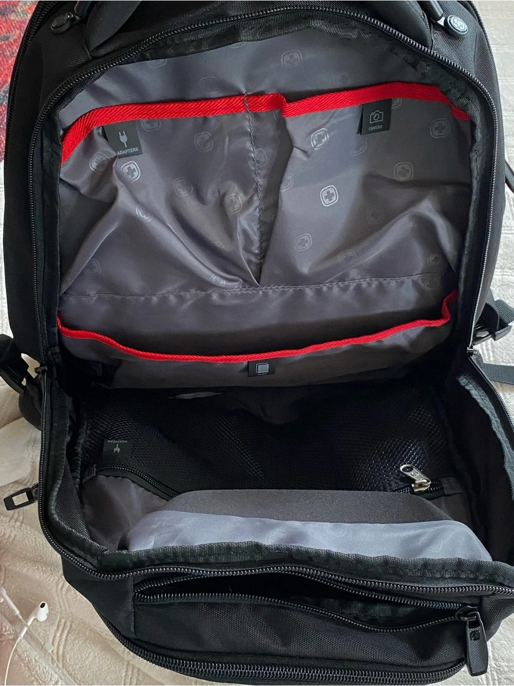 LIKE NEW swissgear scansmart black laptop travel backpack -tons of pockets!